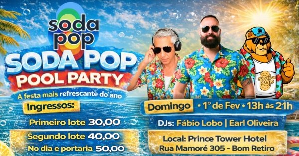 Imagem do evento SODA POP POOL PARTY