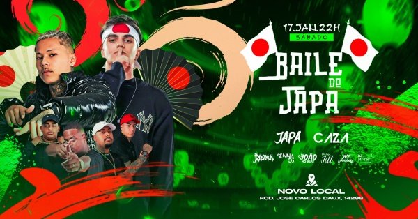 Imagem do evento BAILE DO JAPA - ABERTURA 2026