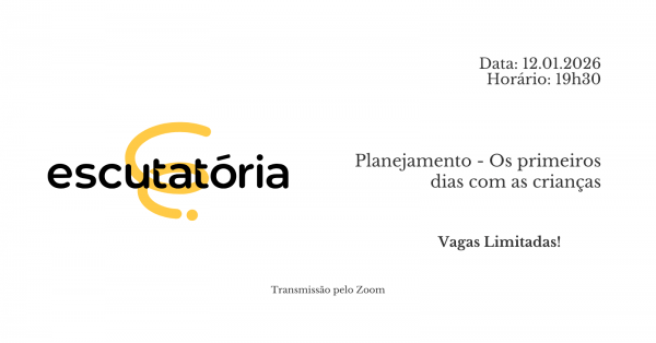 Imagem do evento Planejamento - Os primeiros dias com as crianças