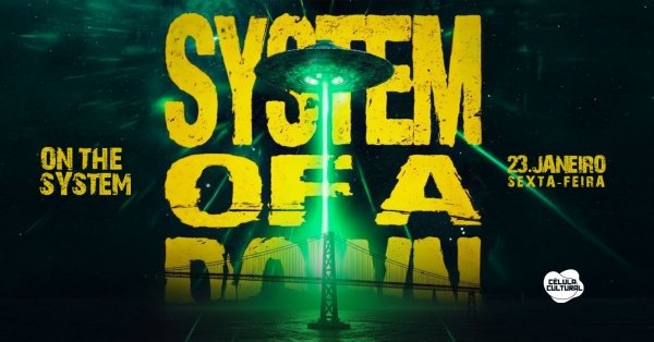 Imagem do evento 23/01(SEX) SYSTEM OF A DOWN por On The System.