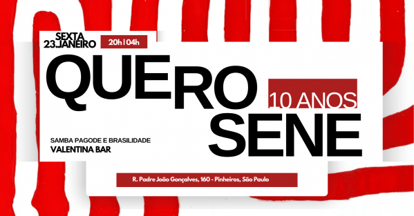 Imagem do evento GRUPO QUEROSENE @VALENTINA BAR - PINHEIROS