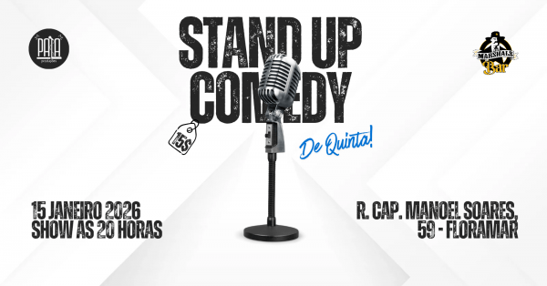 Imagem do evento Stand Up de Quinta - Marshals Bar