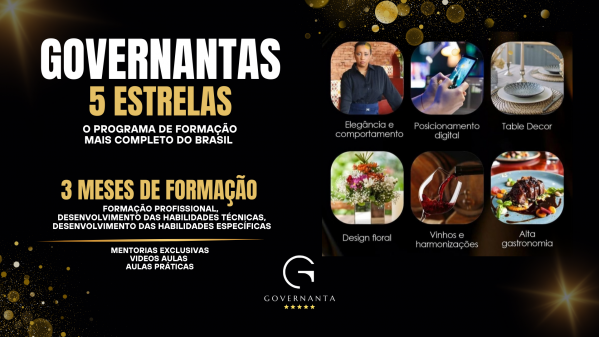 Imagem do evento BRONZE - FORMAÇÃO GOVERNANTAS 5ESTRELAS