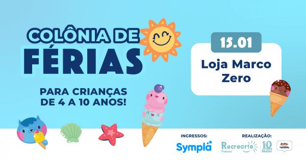 Imagem do evento Marco Zero - Colônia de Férias - Frisabor