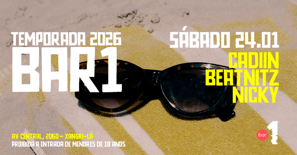 Imagem do evento BAR 1 - SÁBADO - 24/01/2026