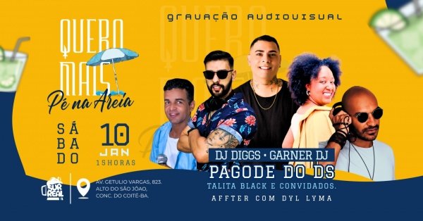 Imagem do evento Quero Mais - Pé na Areia