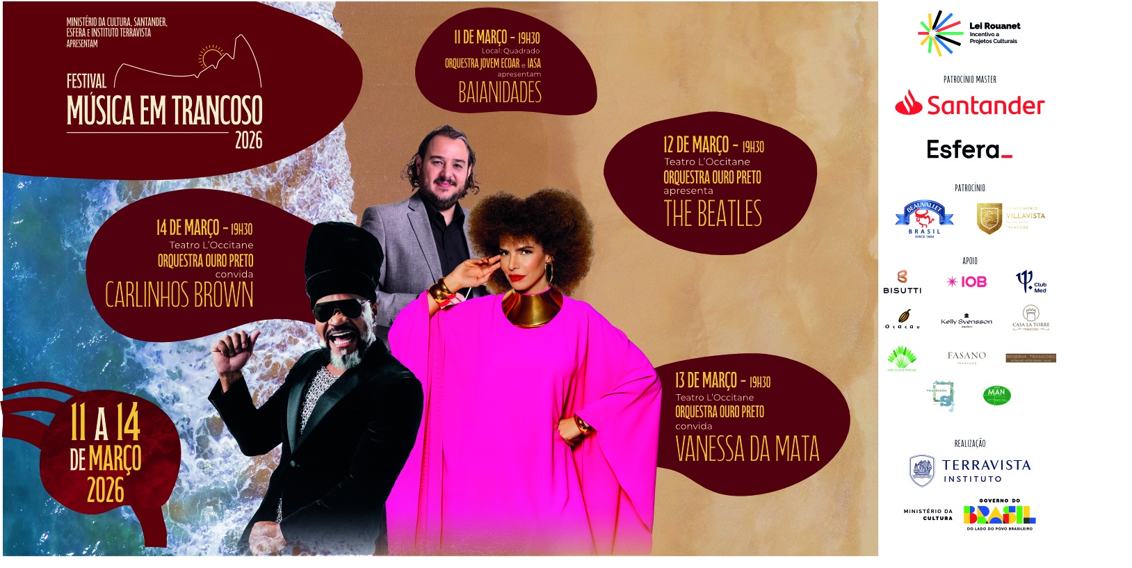 Festival Música em Trancoso 2026 em Porto Seguro - Sympla