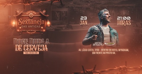 Imagem do evento SEXTANEJA DA NUTH  