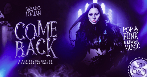 Imagem do evento COME BACK : SÁBADO: 10/01/2026
