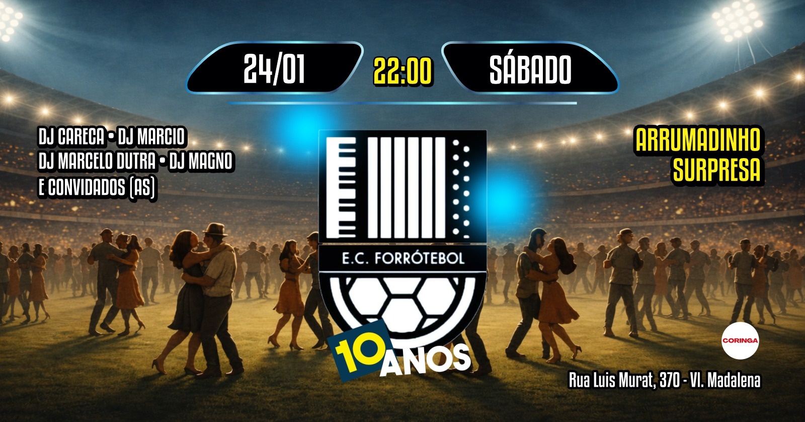 E. C. FORROTEBOL 10 ANOS 24/01 - São Paulo, SP