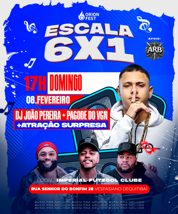 Imagem do evento Escala 6x1
