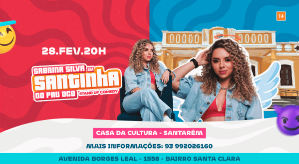 Imagem do evento Sabrina Silva em Santarém - Santinha do Pau Oco- 28/02