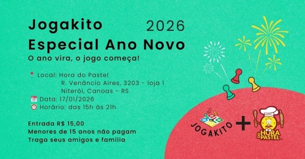 Imagem do evento Jogakito - Especial Ano novo