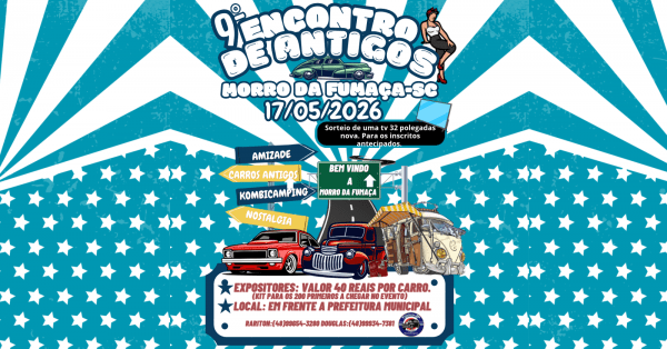 Imagem do evento 9º ENCONTRO DE ANTIGOS MORRO DA FUMAÇA