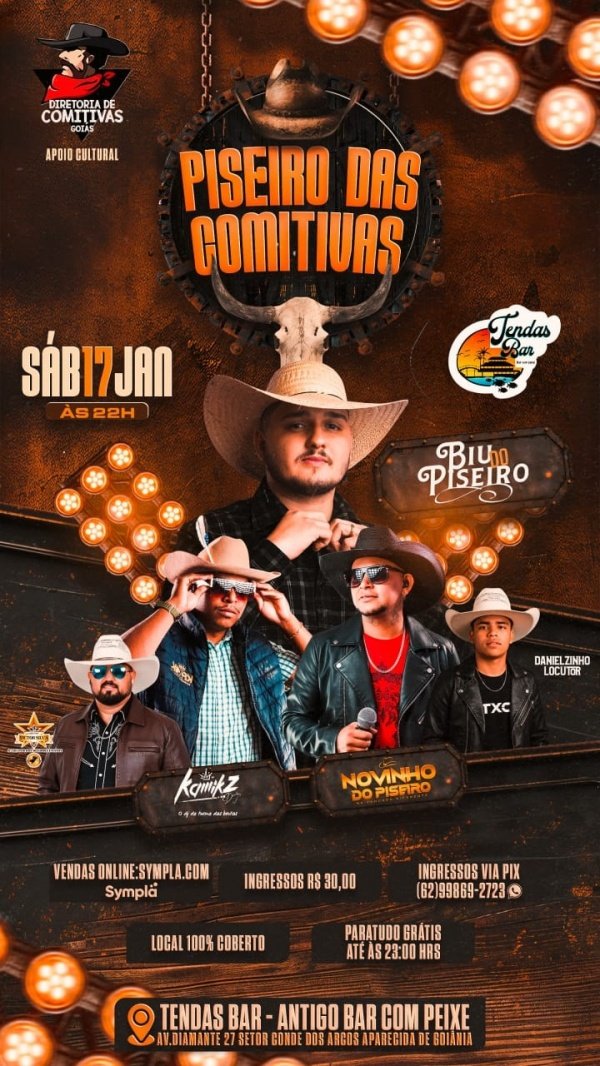 Imagem do evento Piseiro das comitivas