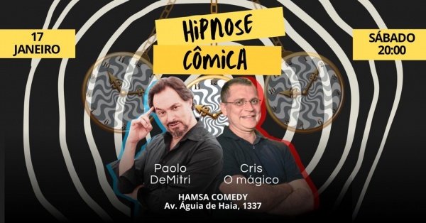 Imagem do evento HIPNOSE CÔMICA - STAND UP COMEDY