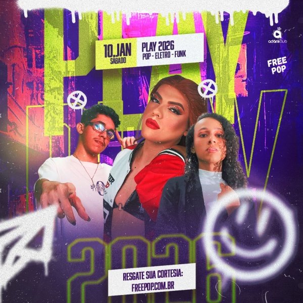 Imagem do evento 10.JAN - PLAY 2026