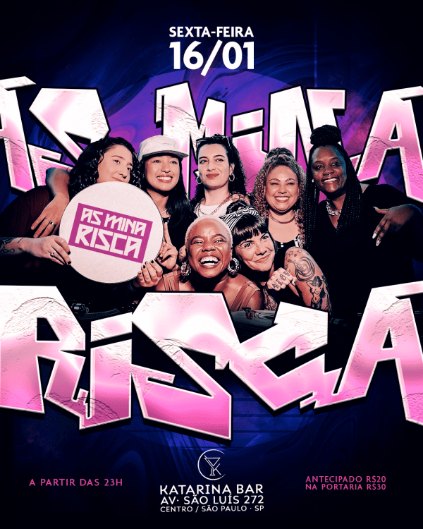 Imagem do evento As Mina Risca no Katarina Bar 16/01/2026