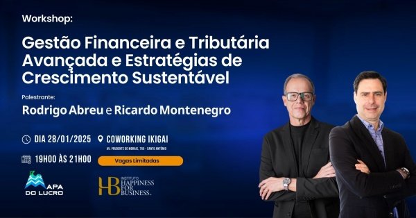 Imagem do evento Gestão Financeira e Tributária Avançada: Estratégias de Crescimento Sustentável