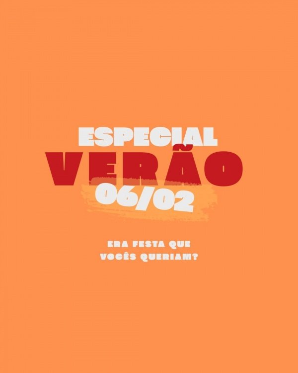 Imagem do evento especial: VERÃO