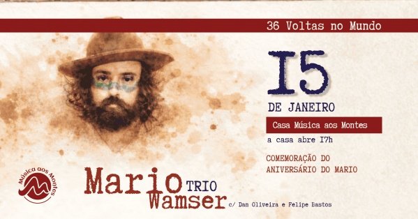 Imagem do evento Mário Wamser Trio - uma celebração da música mineira