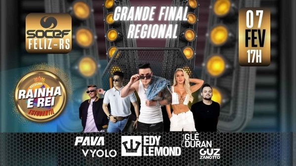 Imagem do evento FINAL REGIONAL - RAINHA E REI ESTUDANTIL