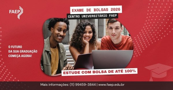 Imagem do evento Exame de Bolsas 2026 - Estude com bolsa de até 100%