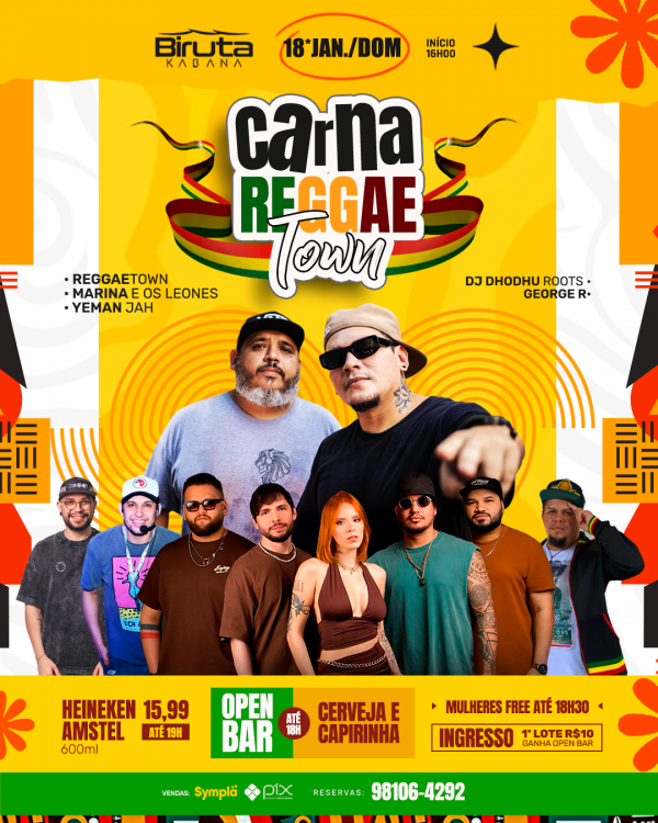 Imagem do evento CARNA REGGAE TOWN