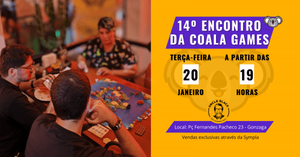 Imagem do evento 14º Encontro de Jogos de Tabuleiro da COALA GAMES