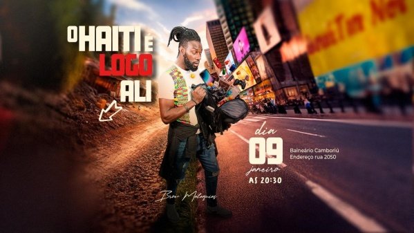 Imagem do evento Brow Malaquias - O Haiti é Logo Ali - no Porão Comedy BC