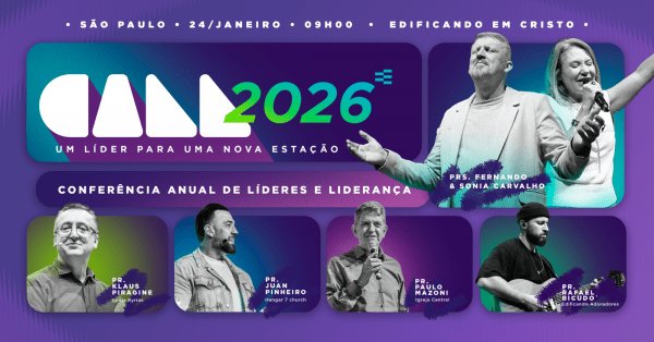 Imagem do evento CALL - CONFERÊNCIA ANUAL DE LÍDERES E LIDERANÇA 2026