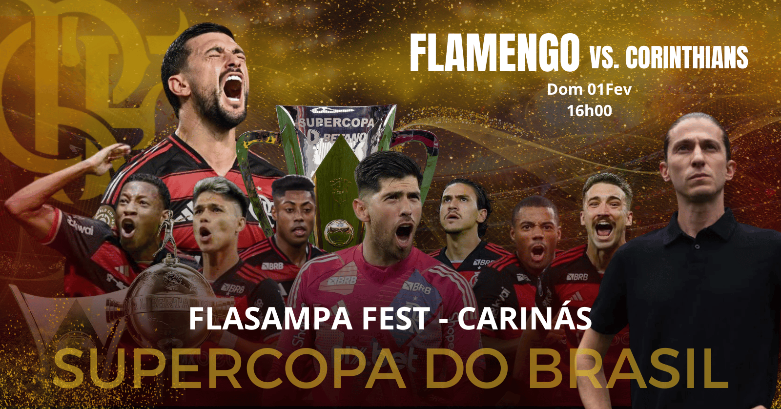 FLAFEST SUPERCOPA - FLAMENGO X CORINTHIANS