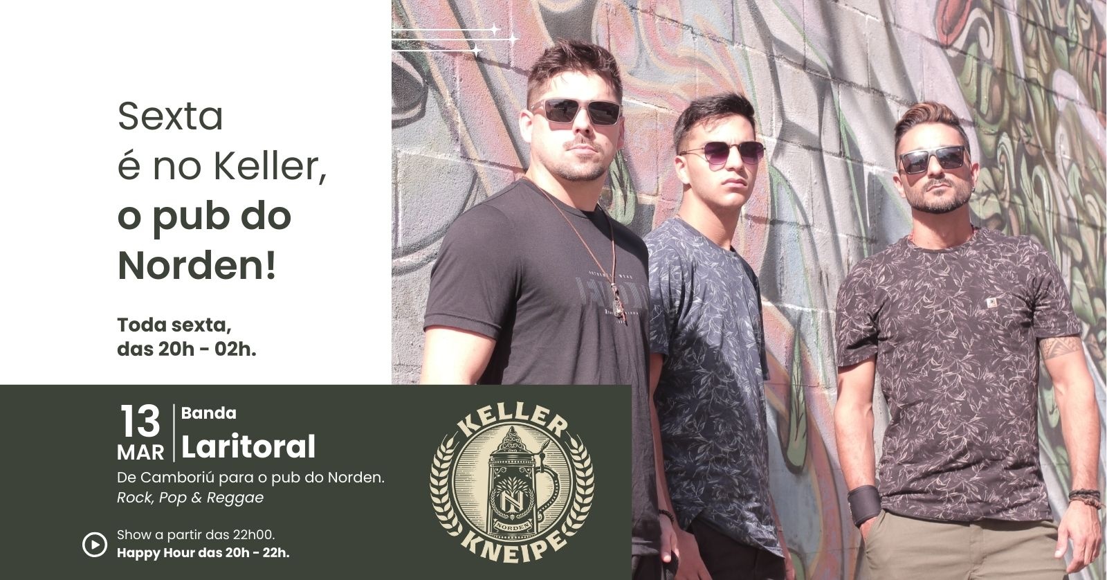 Keller Kneipe: Banda Laritoral em Blumenau