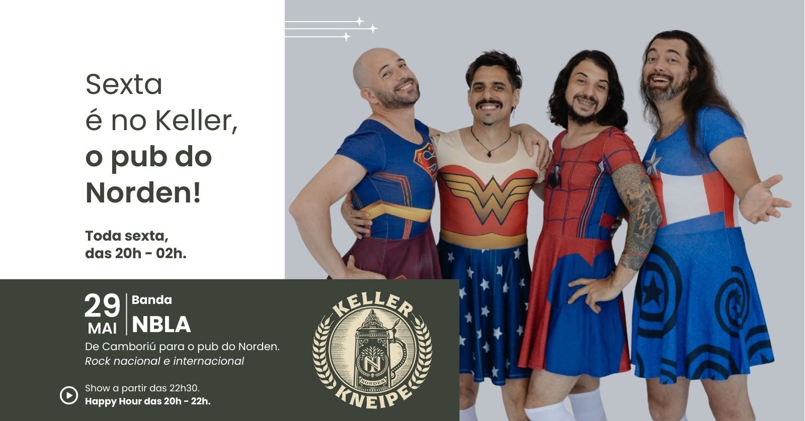 Keller Kneipe: Banda Nbla em Blumenau