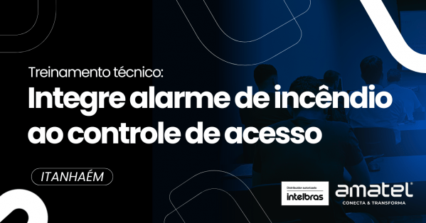Imagem do evento Técnico: Integre alarme de incêndio ao controle de acesso