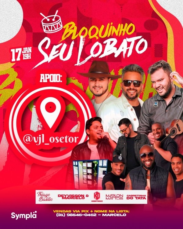 Imagem do evento Bloquinho Seu Lobato