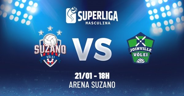Imagem do evento SUPERLIGA Suzano x Joinville Vôlei