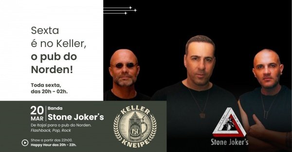 Imagem do evento Keller Kneipe: Banda Stone Joker's