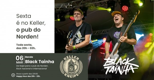 Imagem do evento Keller Kneipe: Banda Black Tainha