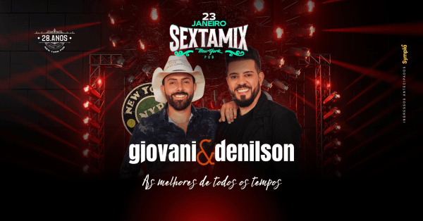 Imagem do evento Giovani & Denilson - As melhores de todos os tempos