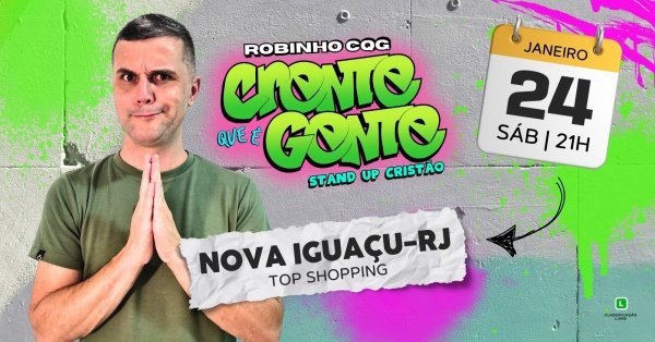 Imagem do evento ROBINHO CQG - SHOW DE COMÉDIA EM NOVA IGUAÇU!