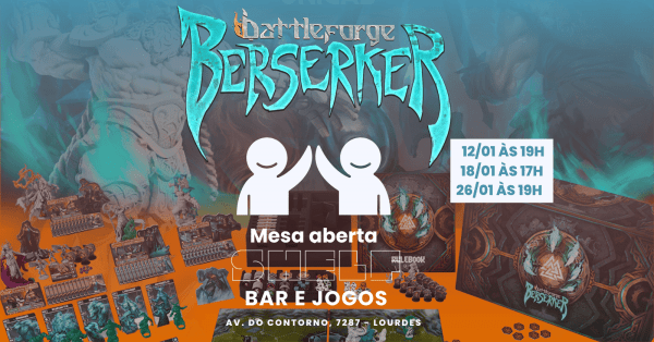 Imagem do evento Mesa aberta Battle Forge Berserker