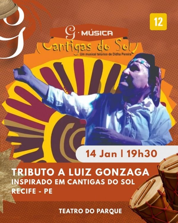 Imagem do evento TRIBUTO A LUIZ GONZAGA - Inspirado em Cantigas do Sol