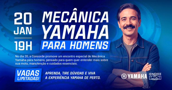 Imagem do evento MECÂNICA YAMAHA PARA HOMENS | 20/01/2026