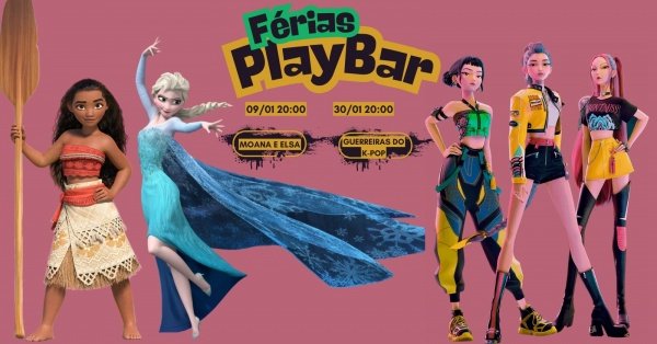 Imagem do evento 09/01Noite das princesas + 30/01 Guerreiras do Kpop