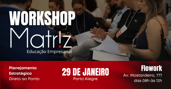 Imagem do evento 12° Workshop Matriz  Planejamento Estratégico