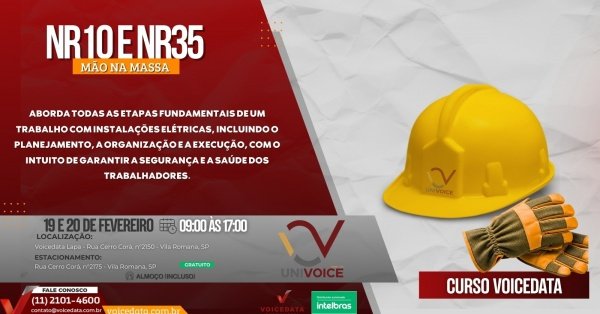 Imagem do evento Curso NR10 & NR35