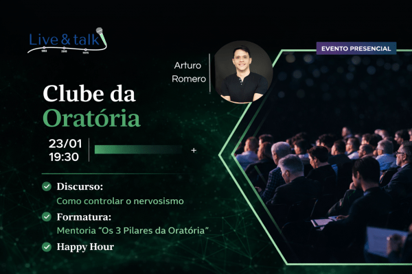 Imagem do evento Clube Da Oratória - Evento Presencial SP