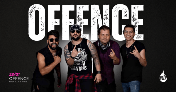 Imagem do evento 23/01|Offence - Help Pub
