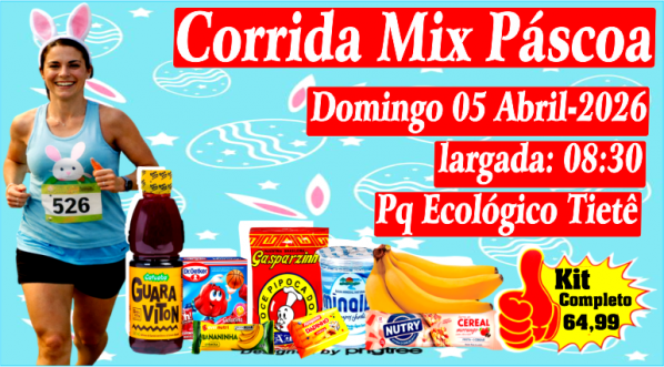 Imagem do evento CORRIDA MIX PÁSCOA SP